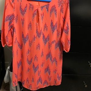 CORAL dress - 3/4 length